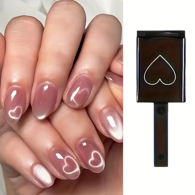 Iman para cat eye corazon