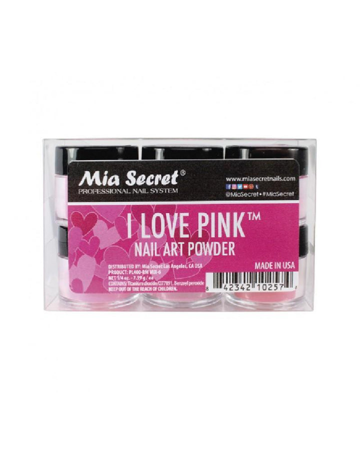 Colección I Love Pink Mia Secret – Crystal Nails