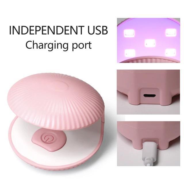Lampara mini ROSA led uv – Crystal Nails