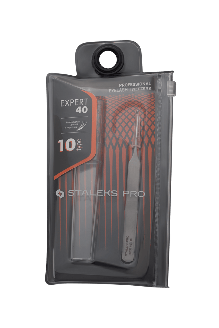 Pinza pestañas expert 40/10 STALEKS PRO – Crystal Nails