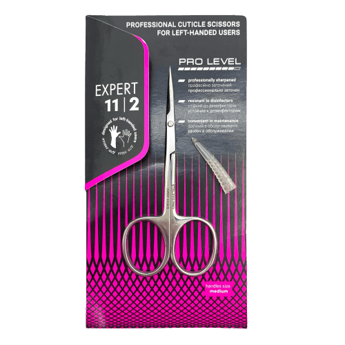 Tijera expert para zurdos 11/2 STALEKS PRO – Crystal Nails