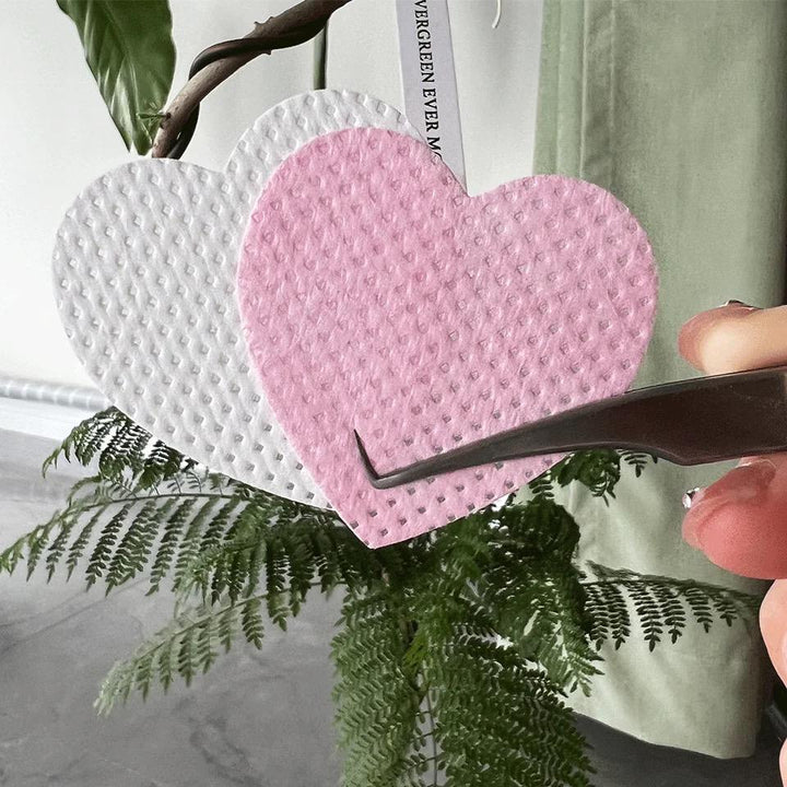 Wipes microperforadas de corazón – Crystal Nails