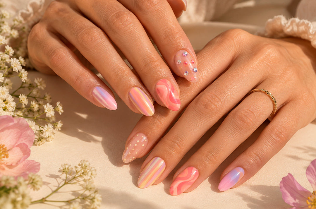 Nail art de primavera: más color, más brillo y más detalles