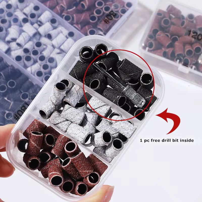 Caja de lijas para torno 3 gramajes