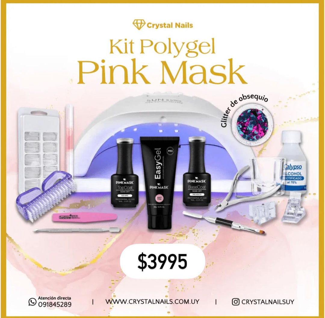 Kit Polygel Pink Mask
