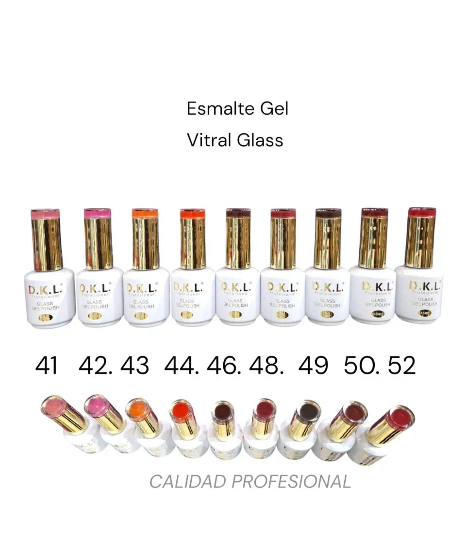 Esmalte vitral glass dkl