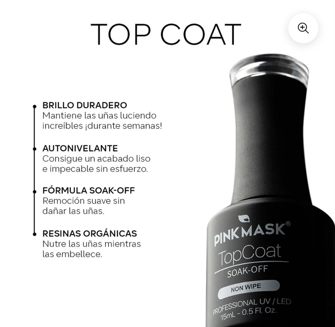 Top coat perfect shine Pink mask