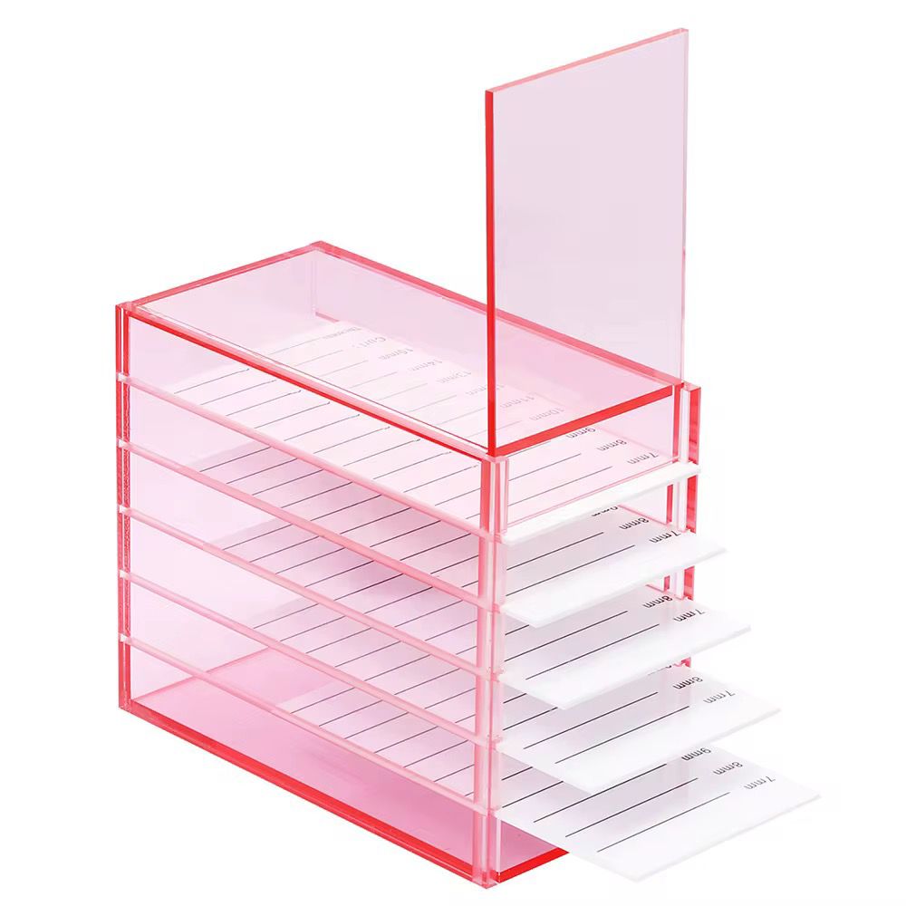 Organizador de pestañas en acrílico