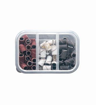 Caja de lijas para torno 3 gramajes