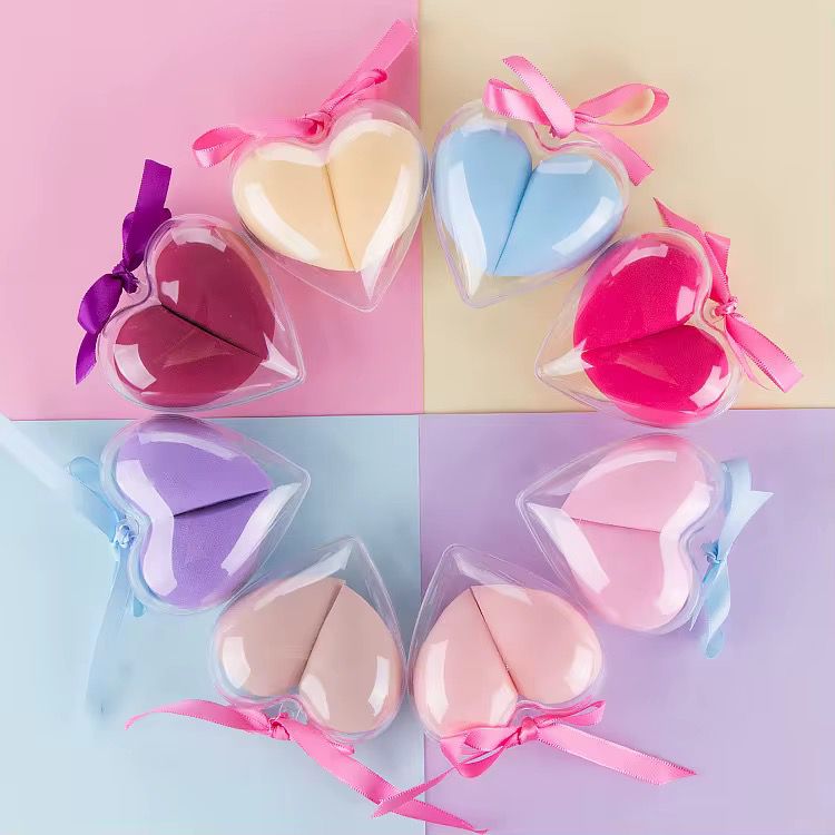 Esponjas de maquillaje corazón