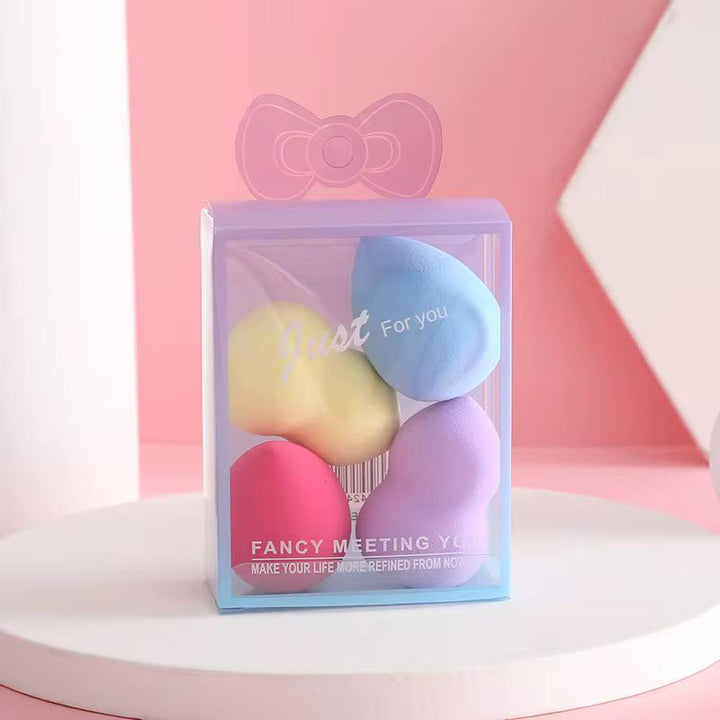 Set de 4 esponjas para maquillaje