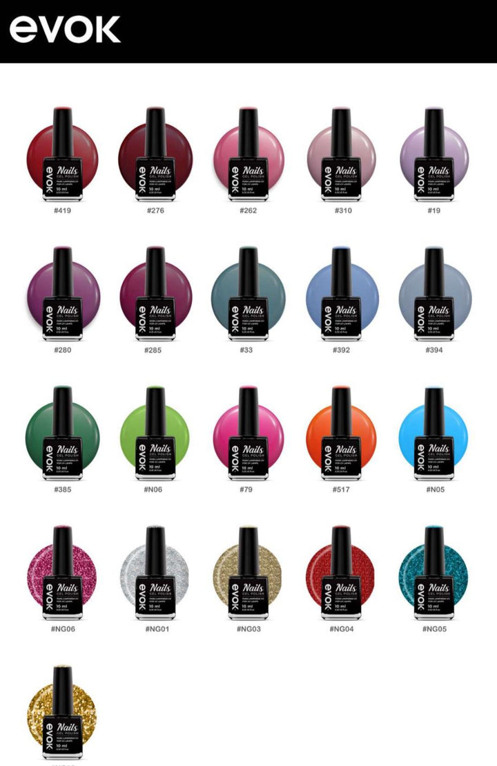 Esmaltes semipermanentes  Evok