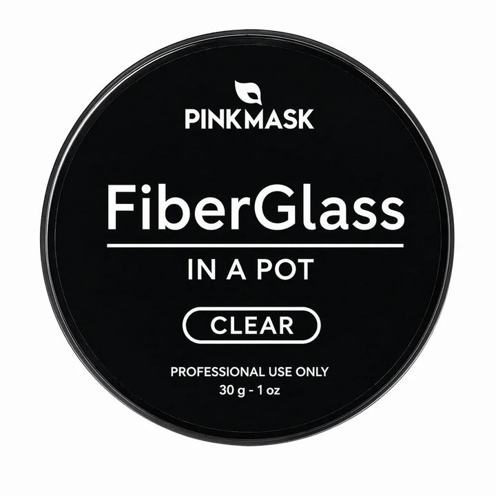 Fiber glass in a pot Pink mask
