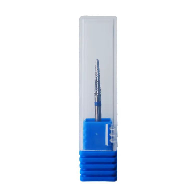 Fresa carburo de tungsteno fina azul