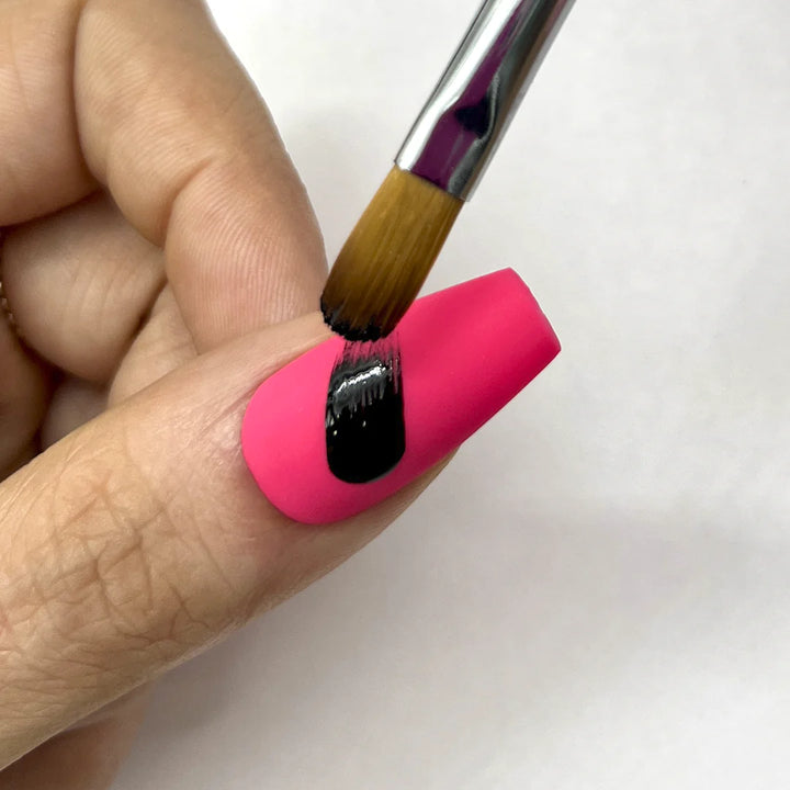 Pincel gel brush oval 08 pink mask