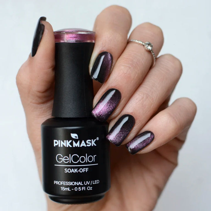 Cat eye pink mask