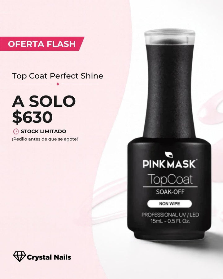 Top coat perfect shine Pink mask