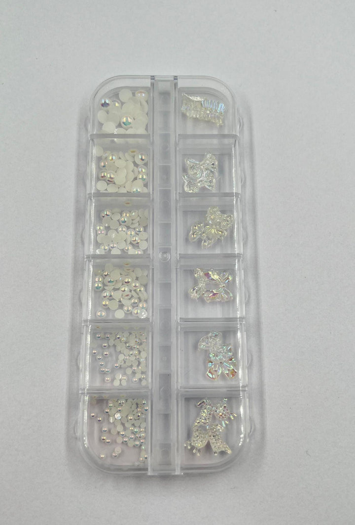 Caja de moñas cristal 3D – Crystal Nails