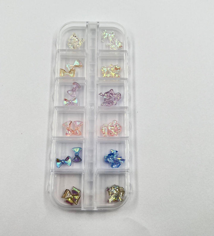 Caja de moñas pastel 3D – Crystal Nails