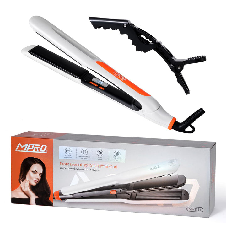 Plancha 2 en 1 Straightener & curling machine