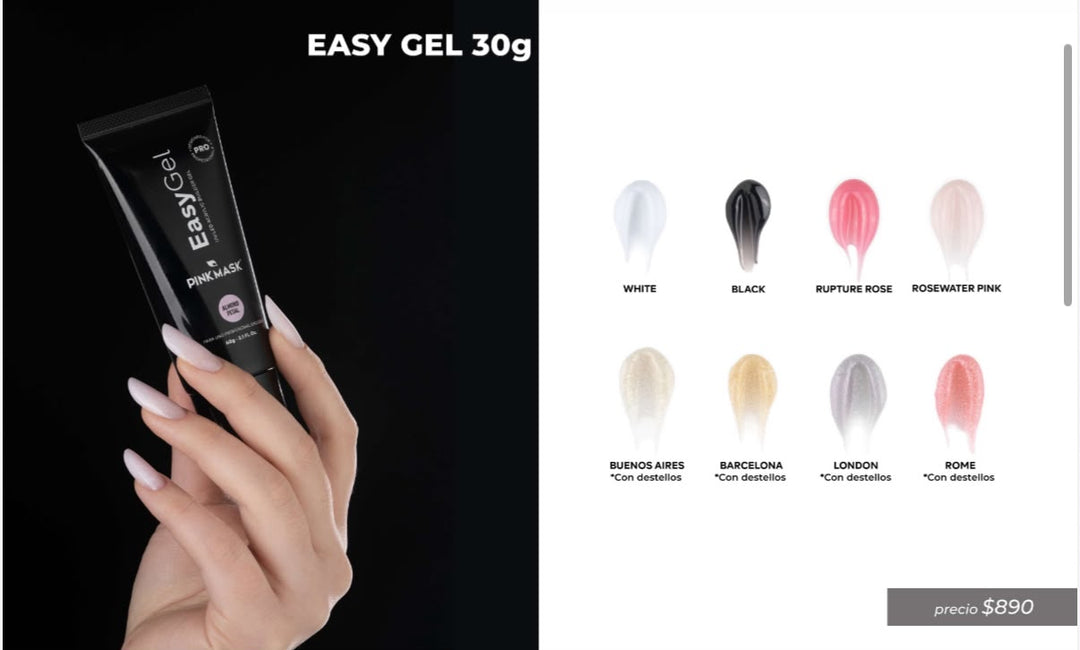 Easy gel 30g pink mask