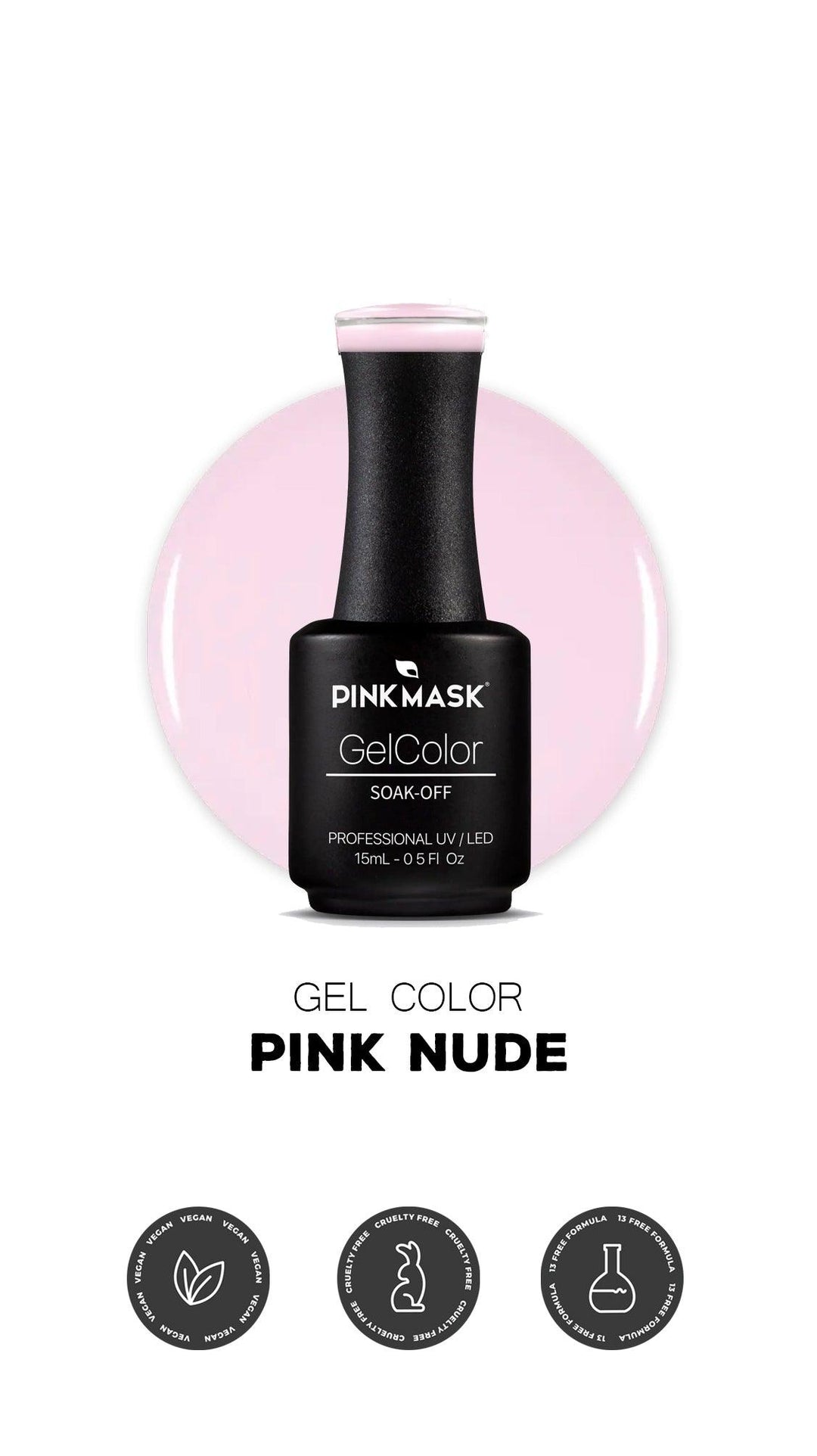 Esmalte Semipermanente Pink Mask – Crystal Nails