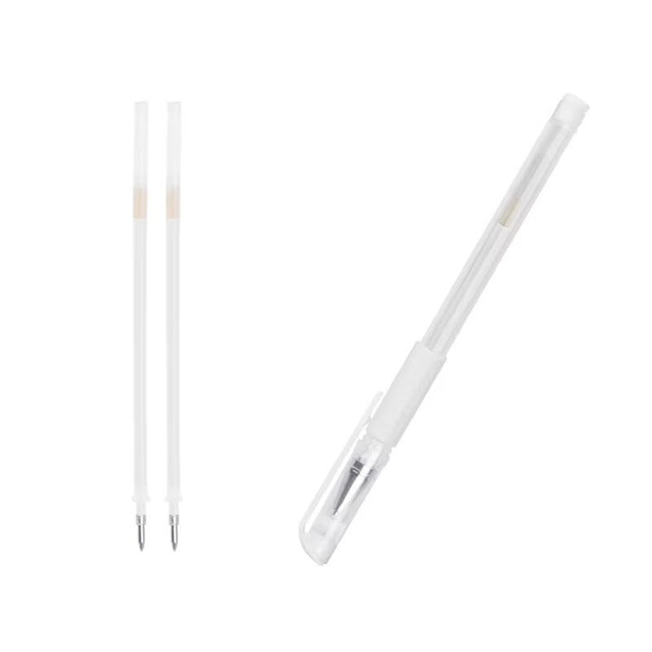 Lapicera gel blanco para microblanding