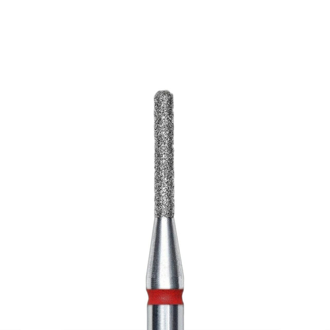 Fresa diamantada cilíndrica roja Staleks Pro – Crystal Nails