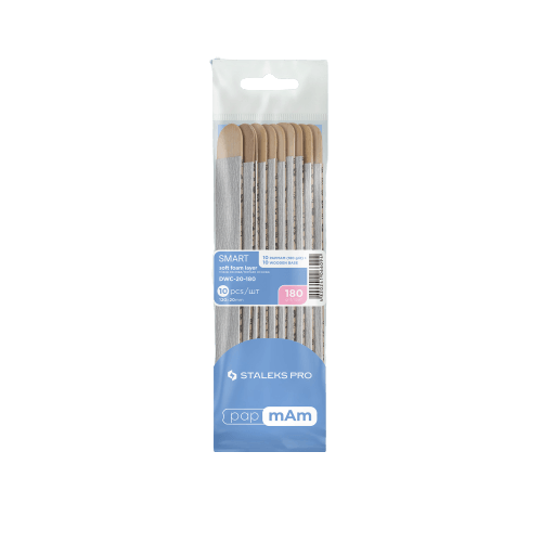 Lima papmAm blancas desechables SMART STALEKS PRO – Crystal Nails