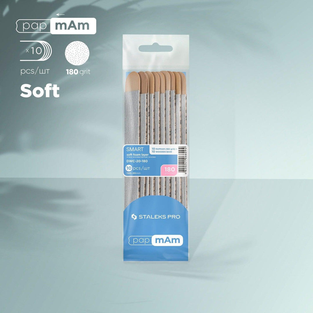Lima papmAm blancas desechables SMART STALEKS PRO – Crystal Nails